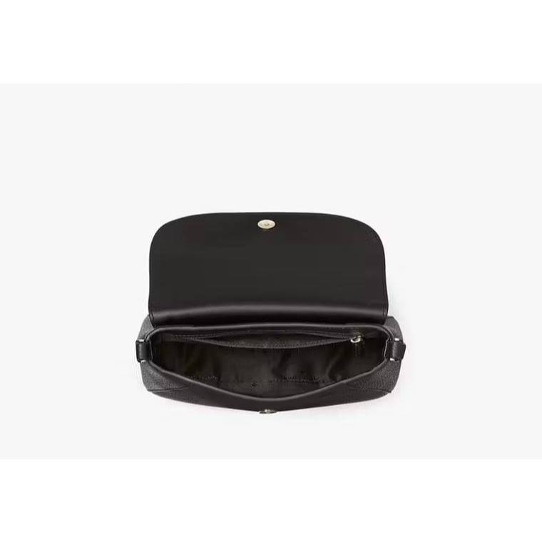 ORIG & IMPORTED KS Monica Small Flap Black Bag Crossbody