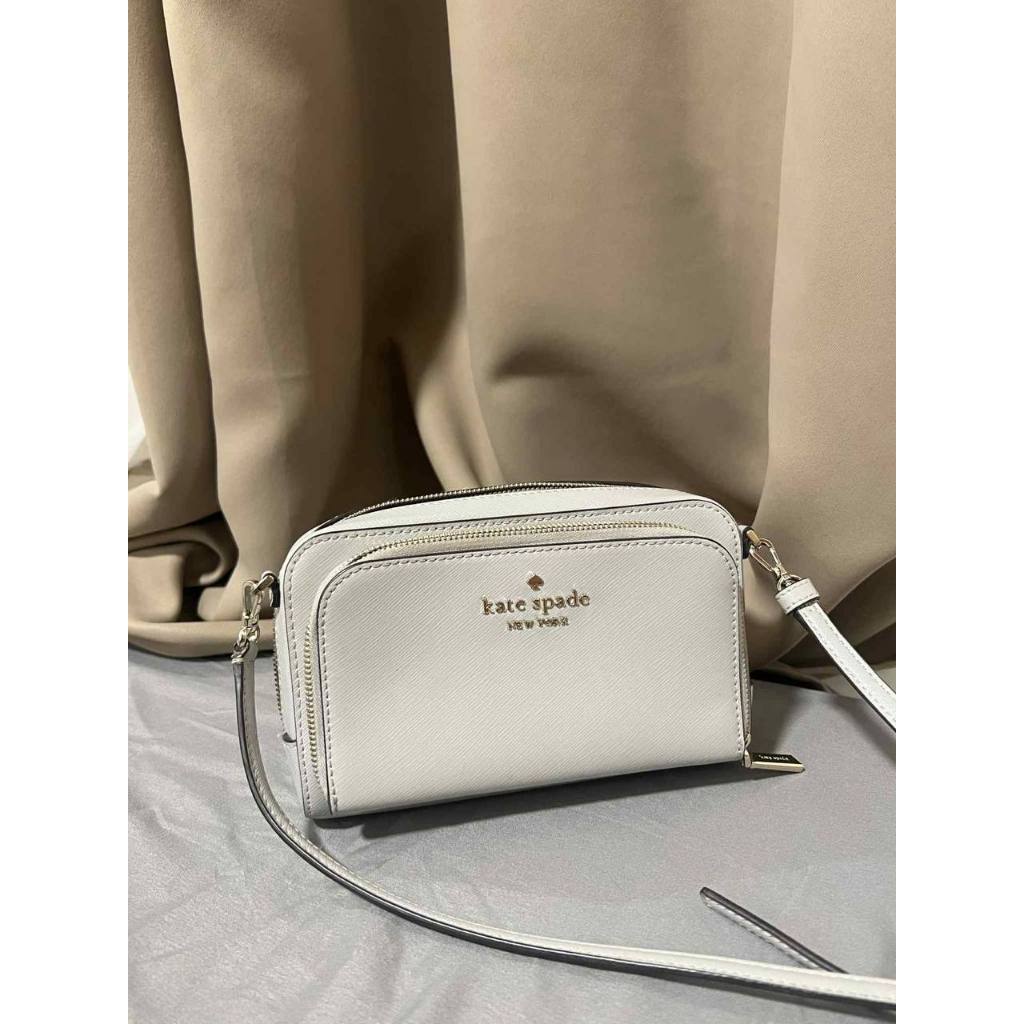 ORIG Preloved KS Staci Dual Zip Around Crossbody Small Lilac Bag