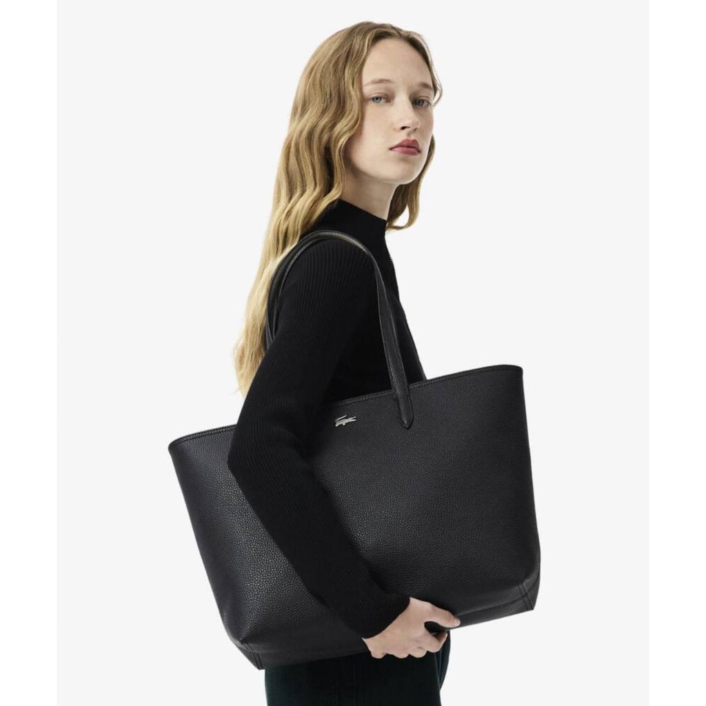 ORIG & IMPORTED LCT Anna Zipped Tote Black Large Bag