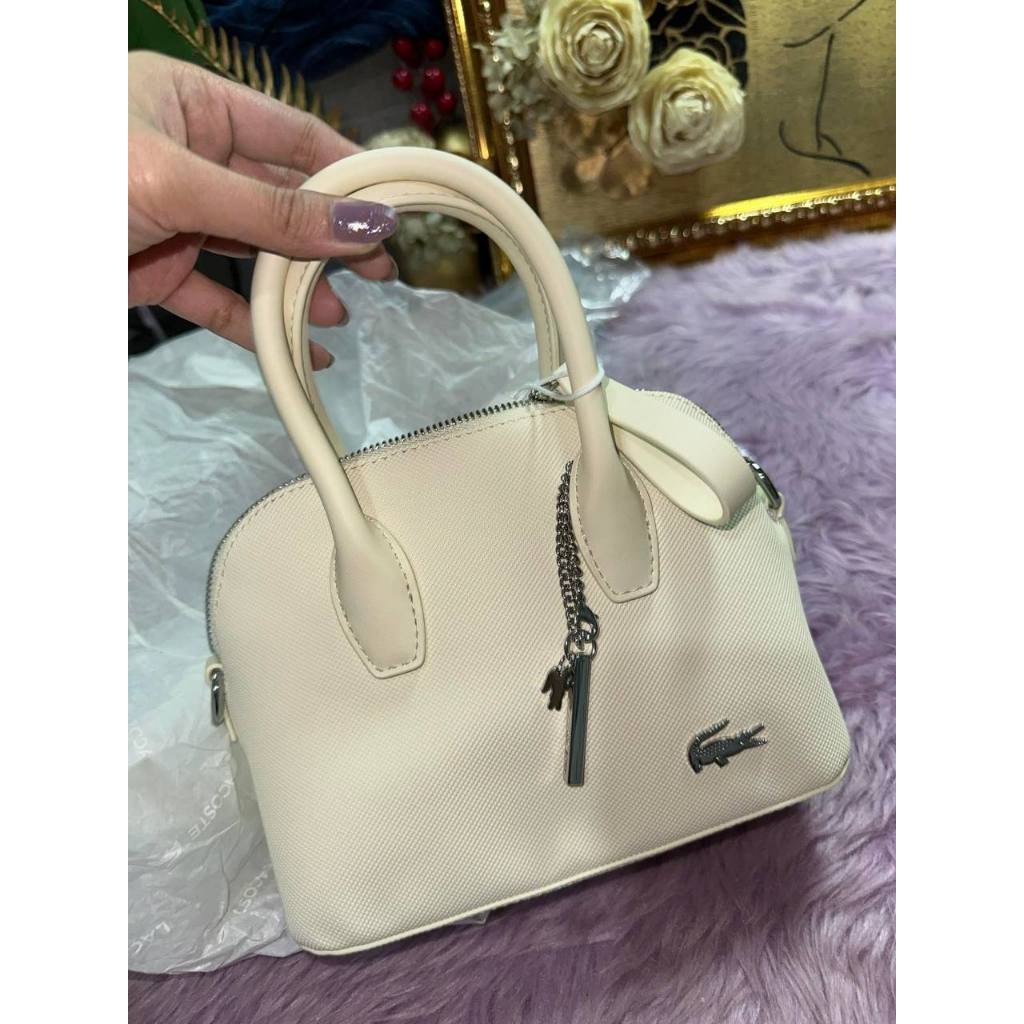 ORIG & IMPORTED LCT Mini Daily Lifestyle Bugatti Strap Small White Bag