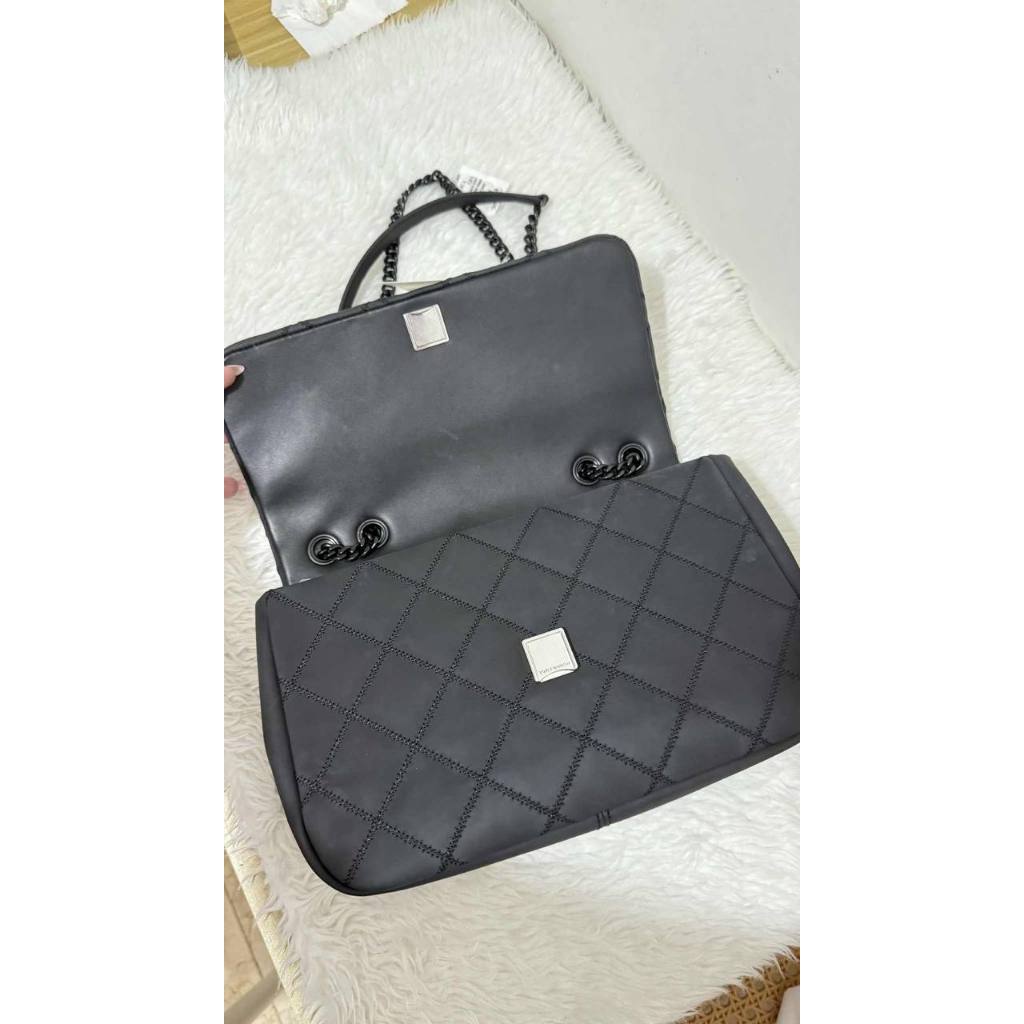 ORIG Preloved TB Willa Matte Medium Shoulder Bag Black