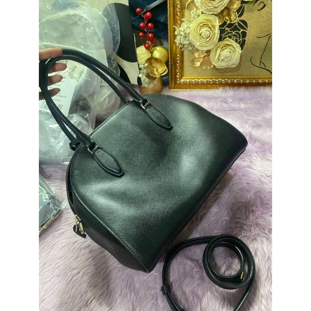 ORIG Preloved KS Reiley Medium Dome Satchel Black Bag