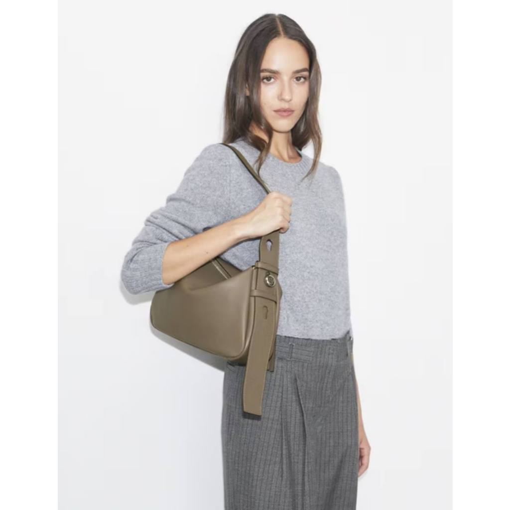 ORIG & IMPORTED TB ROMY SMALL SHOULDER BAG WILD MUSHROOM BROWN