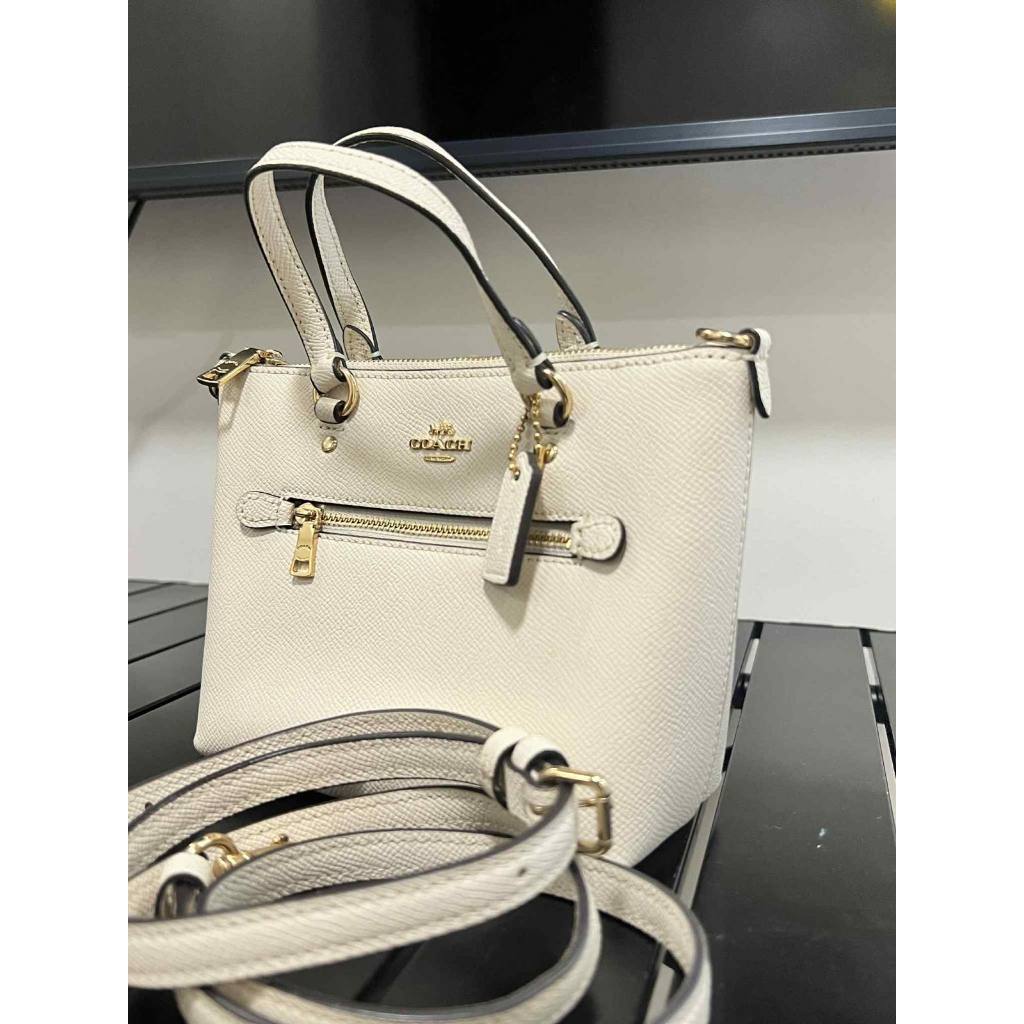 ORIG Preloved CCH Mini Gallery Crossbody Bag Chalk White