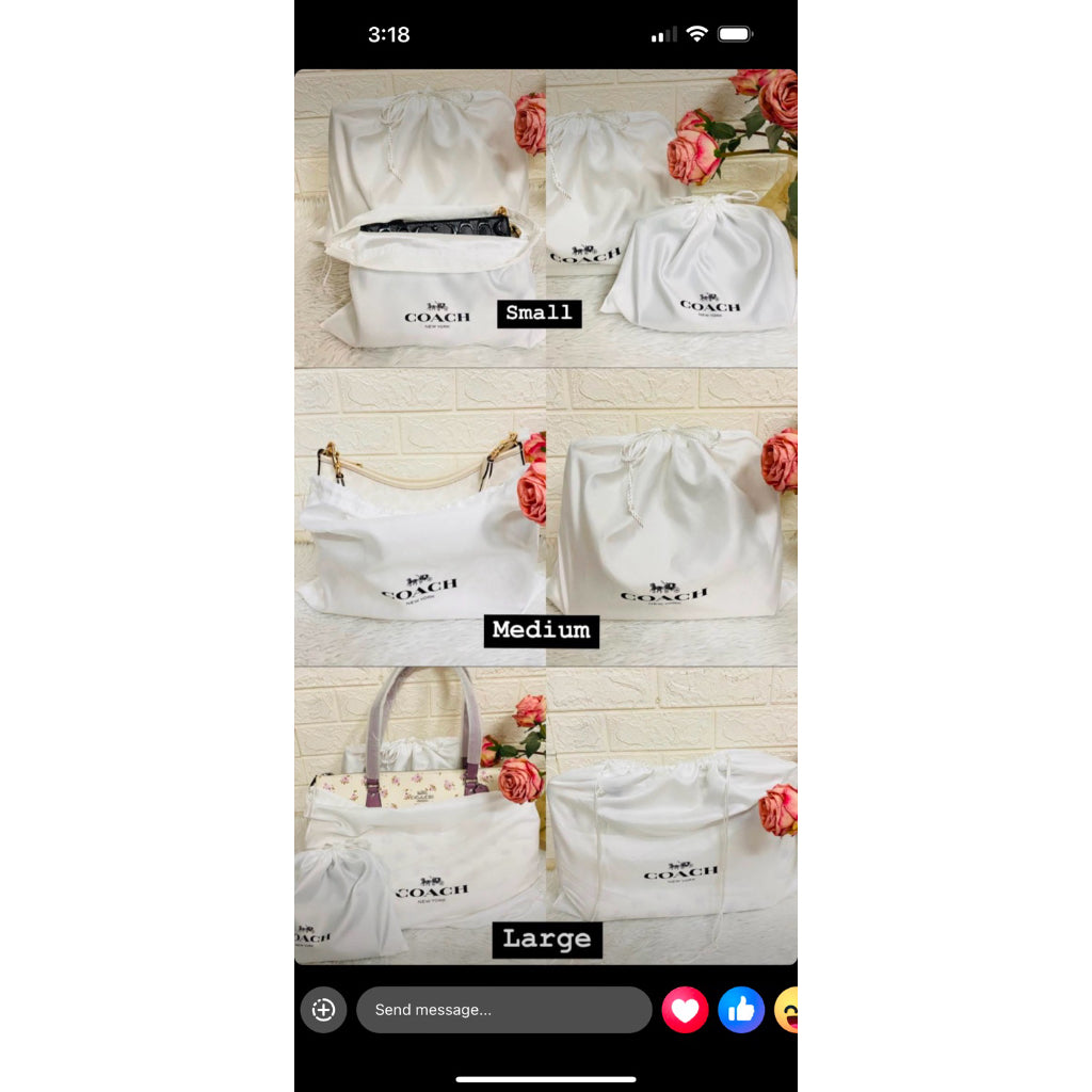 ORIG DESIGNER BRAND DUSTBAG