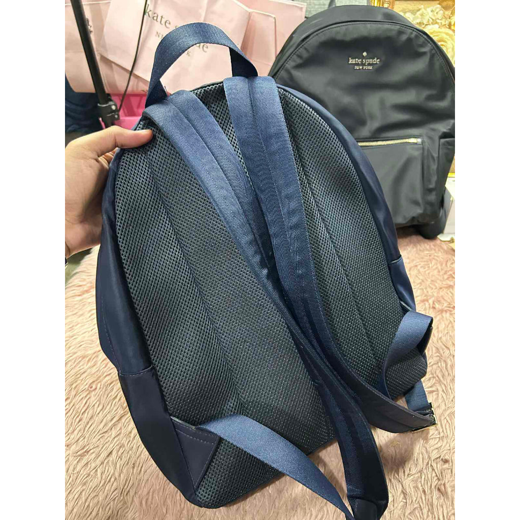 ORIG Preloved KS The Nylon City Large Blue Bag Backpack