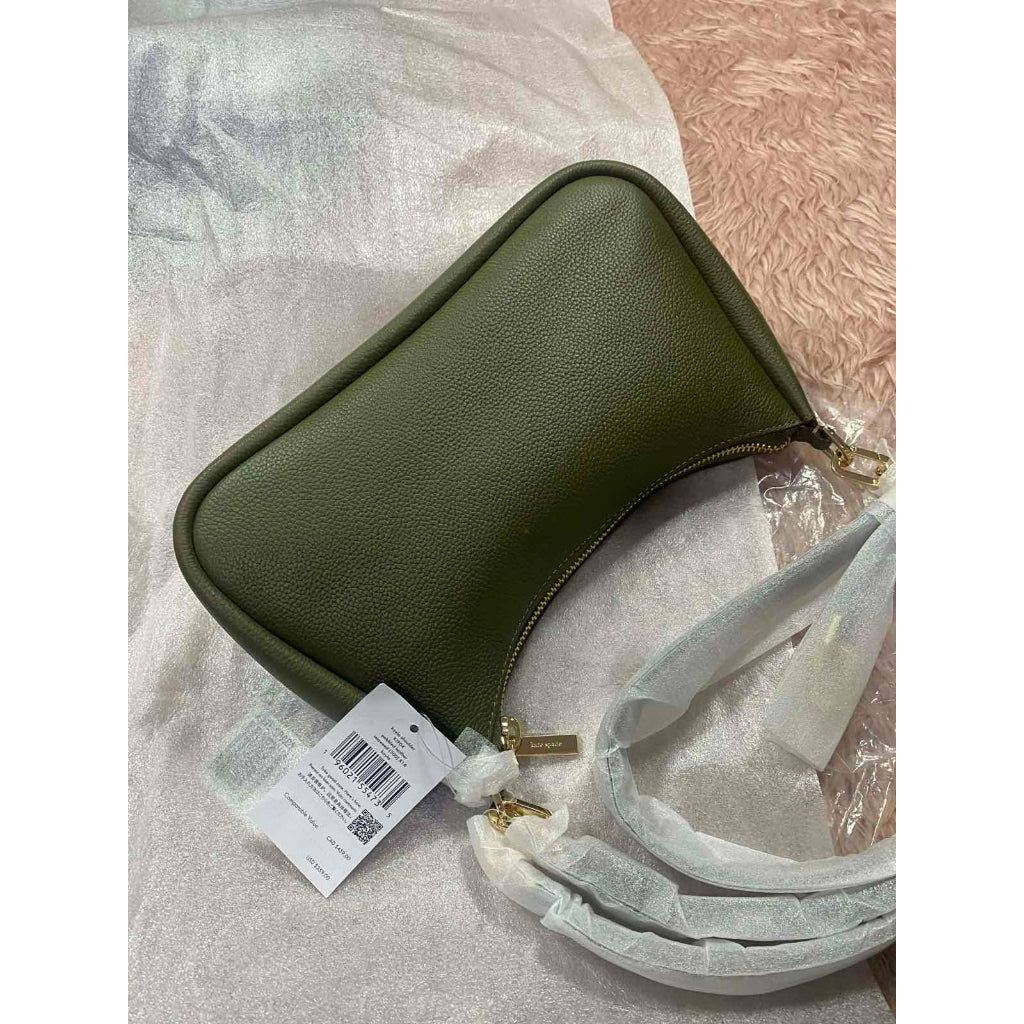ORIG & IMPORTED KS Kayla Small Convertible Shoulder Green Bag