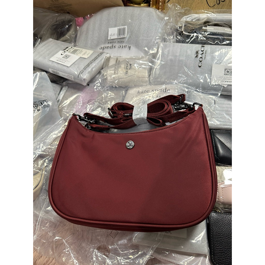 ORIG & IMPORTED Lululemon City Essentials Small Shoulder Nylon Bag 3L Pink/Red/Black