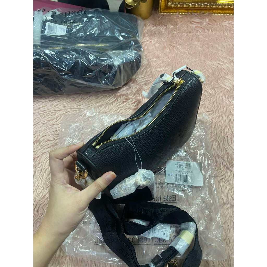 ORIG & IMPORTED MJ Drifter Small Hobo Black Bag
