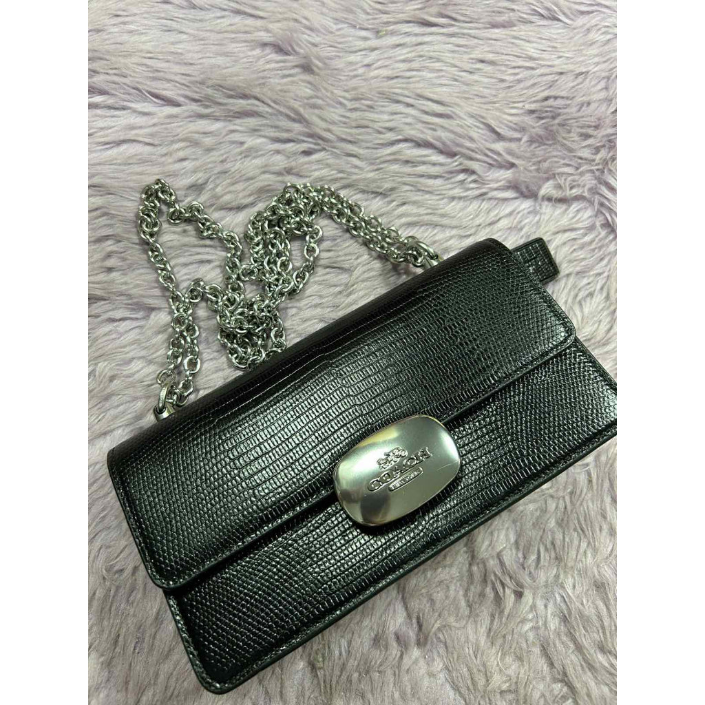 ORIG Preloved CCH Eliza Flap Crossbody Small Black Chain Bag