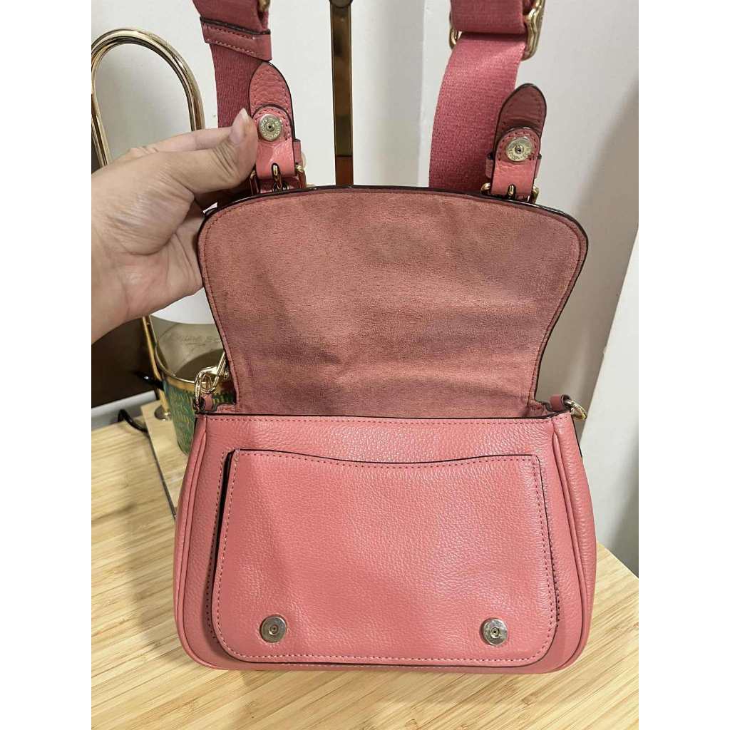 ORIG Preloved CCH Lucy Crossbody Flap Pink Taffy Bag