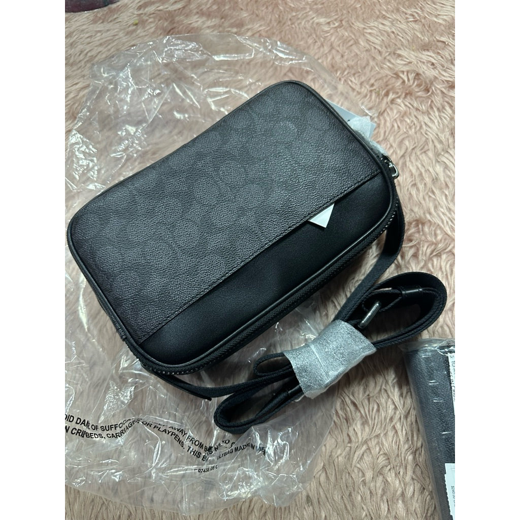 ORIG & IMPORTED CCH Graham Crossbody In Signature Canvas Men's Bag Black