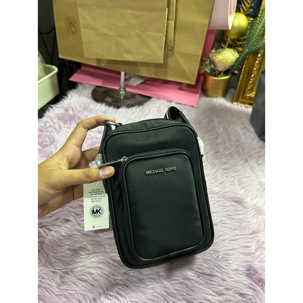 ORIG & IMPORTED MK Khai Nylon Crossbody Small Phone Black Pink Brown Bag