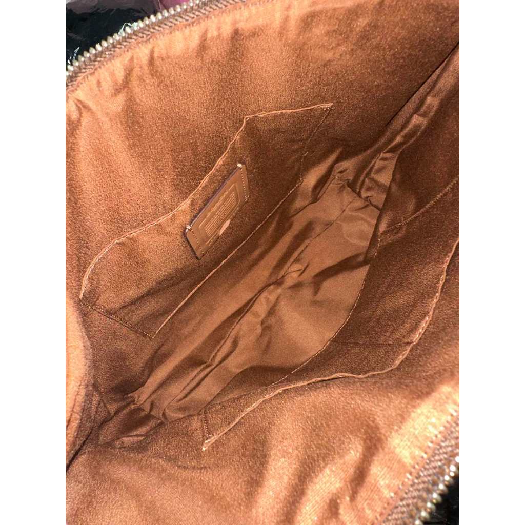 ORIG & IMPORTED CCH RARE Zip Top Tote Khaki Brown Medium Bag
