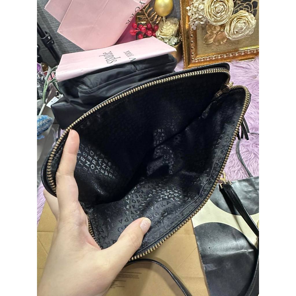 ORIG Preloved KS Chester Street Miri Black Top Handle Bag