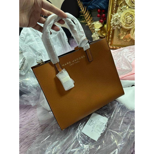 ORIG & IMPORTED MJ Mini Grind Tote Smoked Almond Brown Bag