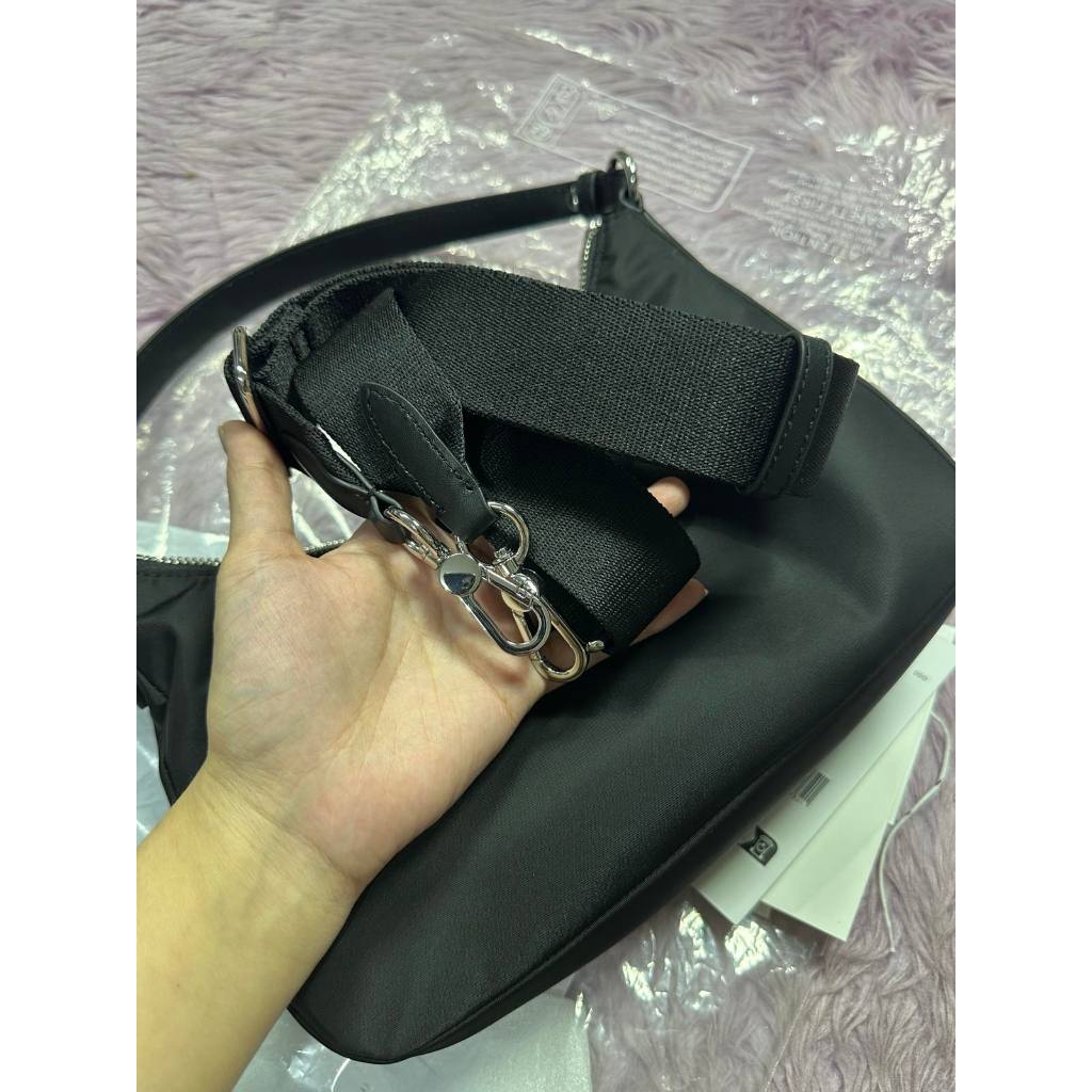 ORIG Preloved LCT Izzie Shoulder Black Nylon Bag