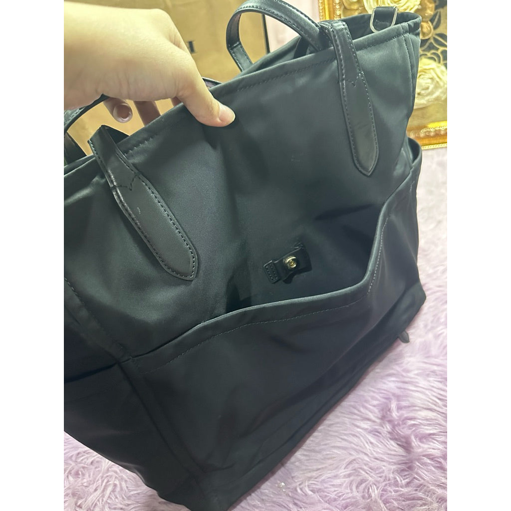 ORIG Preloved KS Chelsea Baby Large Tote Nylon Black Bag