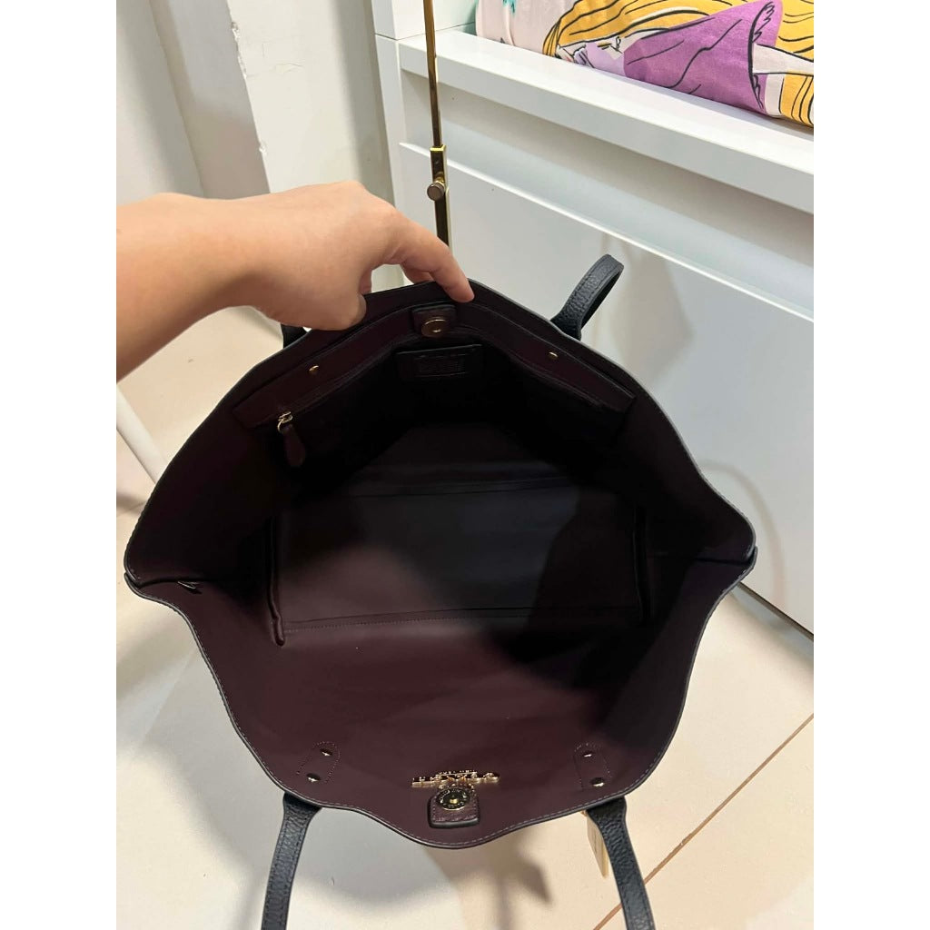 ORIG Preloved CCH  Town Tote Black Large Bag