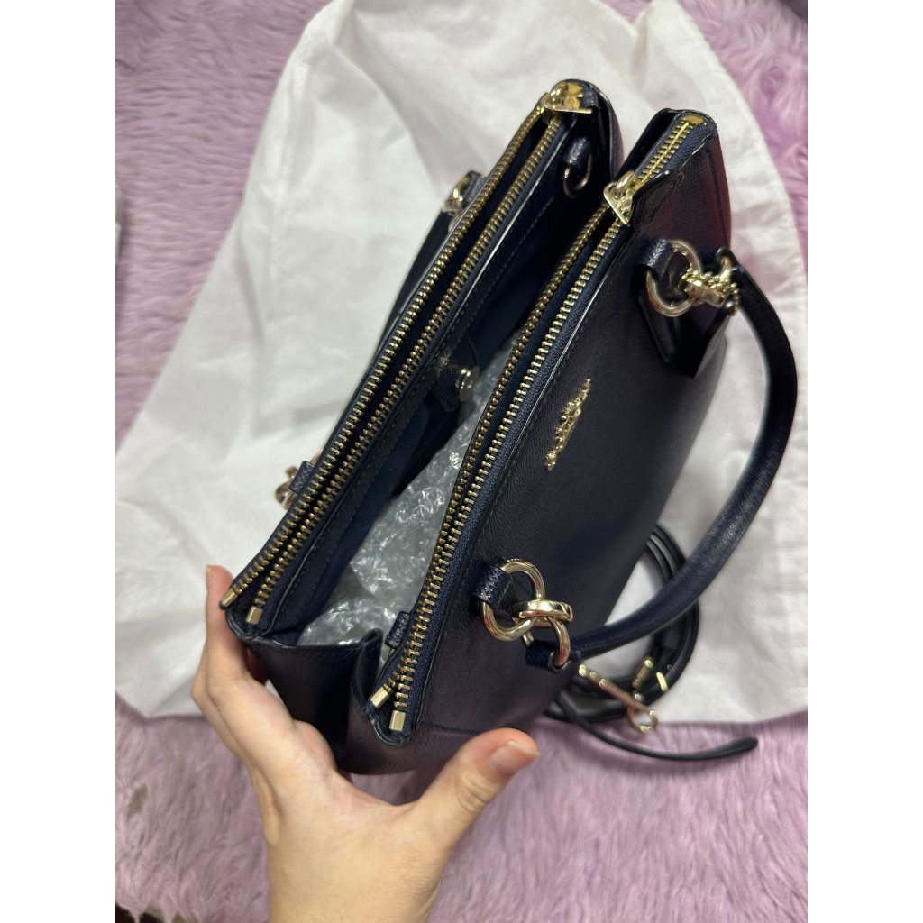 ORIG Preloved CCH Small Christie Carryall Satchel Blue Bag
