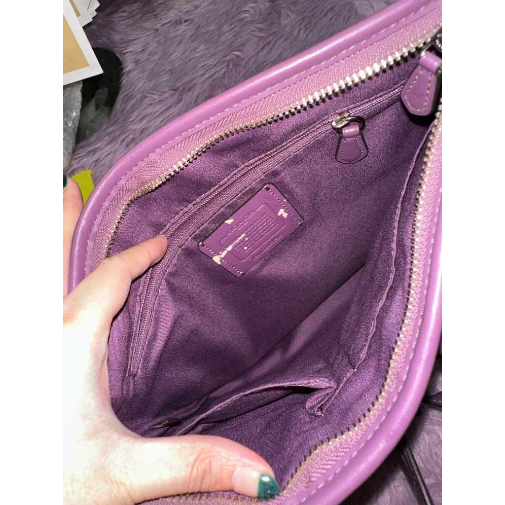 ORIG & IMPORTED CCH File Brown/Purple Slim Bag