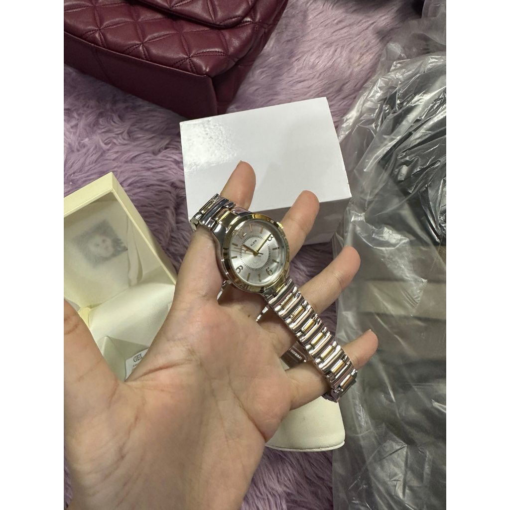 ORIG & IMPORTED AK Klein Two-Tone Gold/Silver Watch 5297svtt