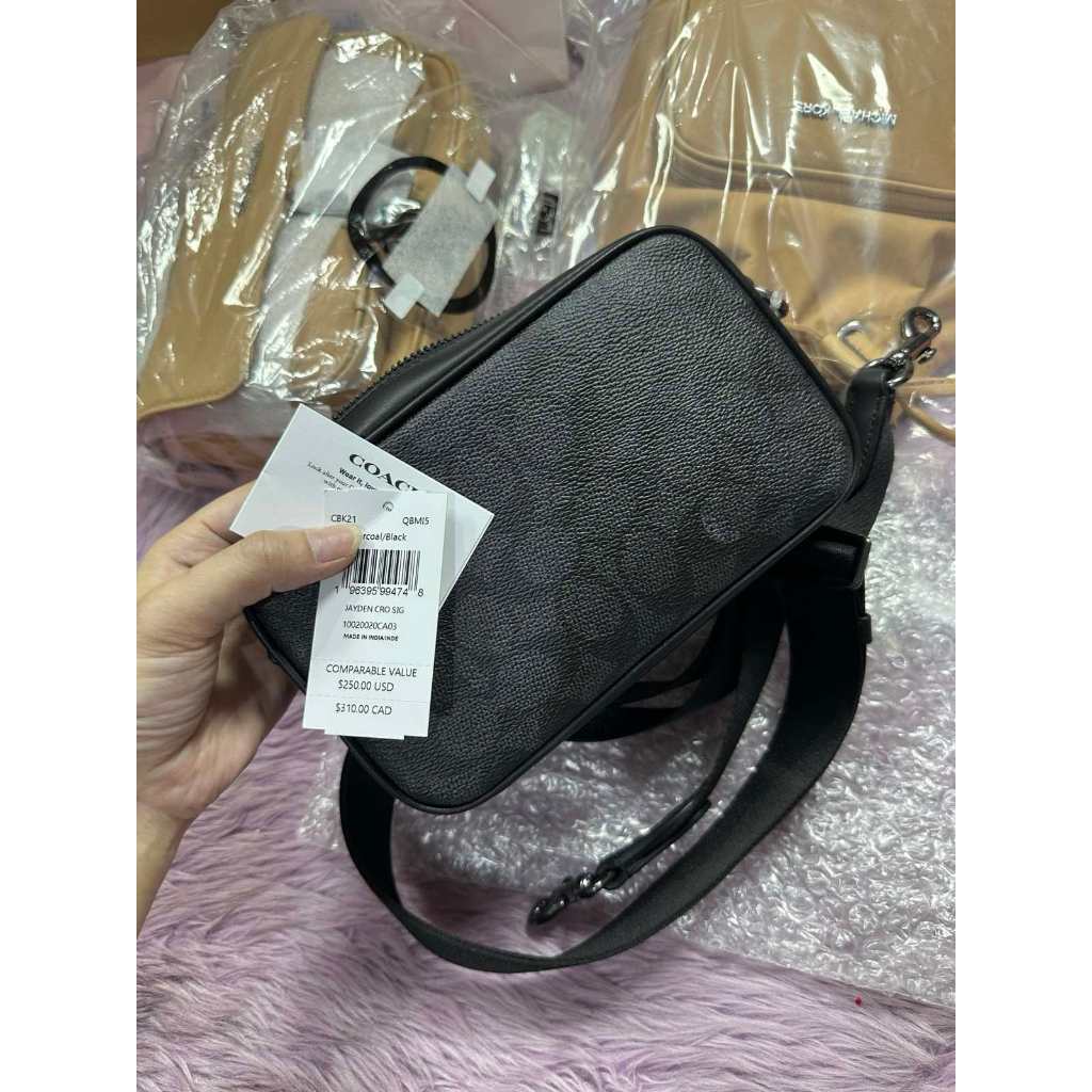 ORIG & IMPORTED CCH Jayden Crossbody Small Phone Black Men Bag
