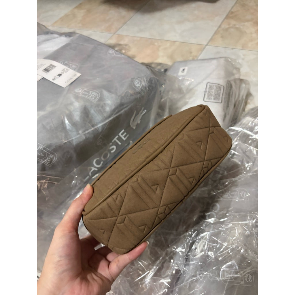 ORIG & IMPORTED Lacoste Small The Blend Reporter Mini Men Bag Brown