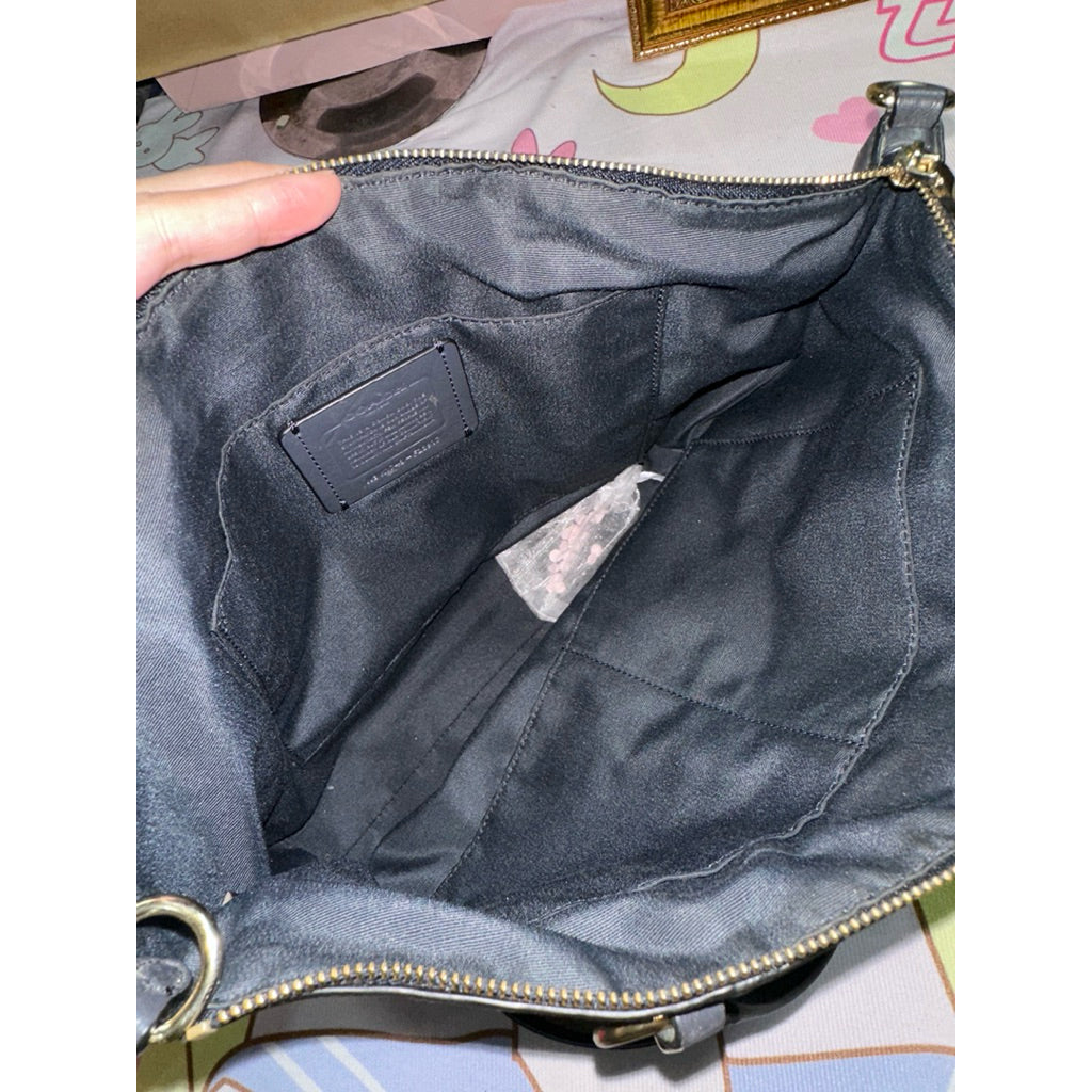 ORIG Preloved CCH Small Kelsey Satchel Crossbody Bag Navy Blue