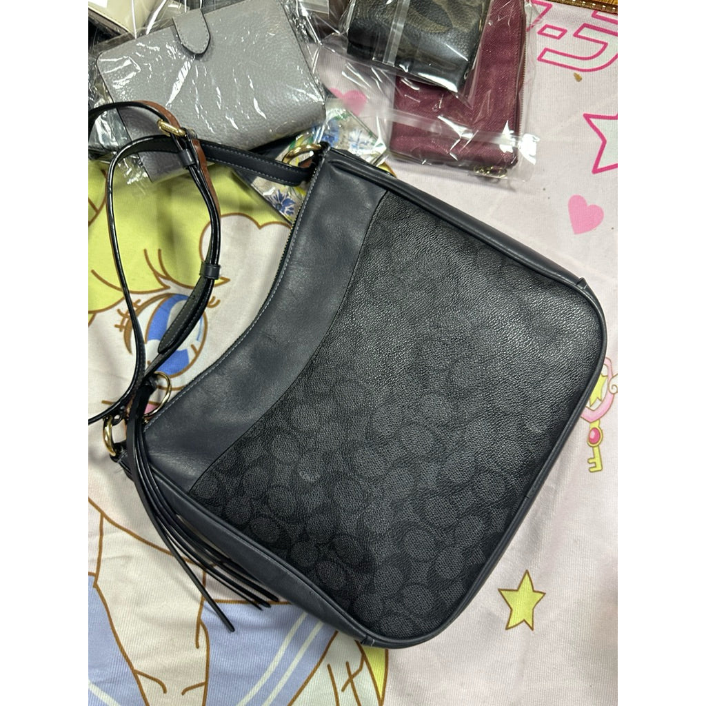 ORIG Preloved Retail CCH Chaise Crossbody File Medium Black Bag
