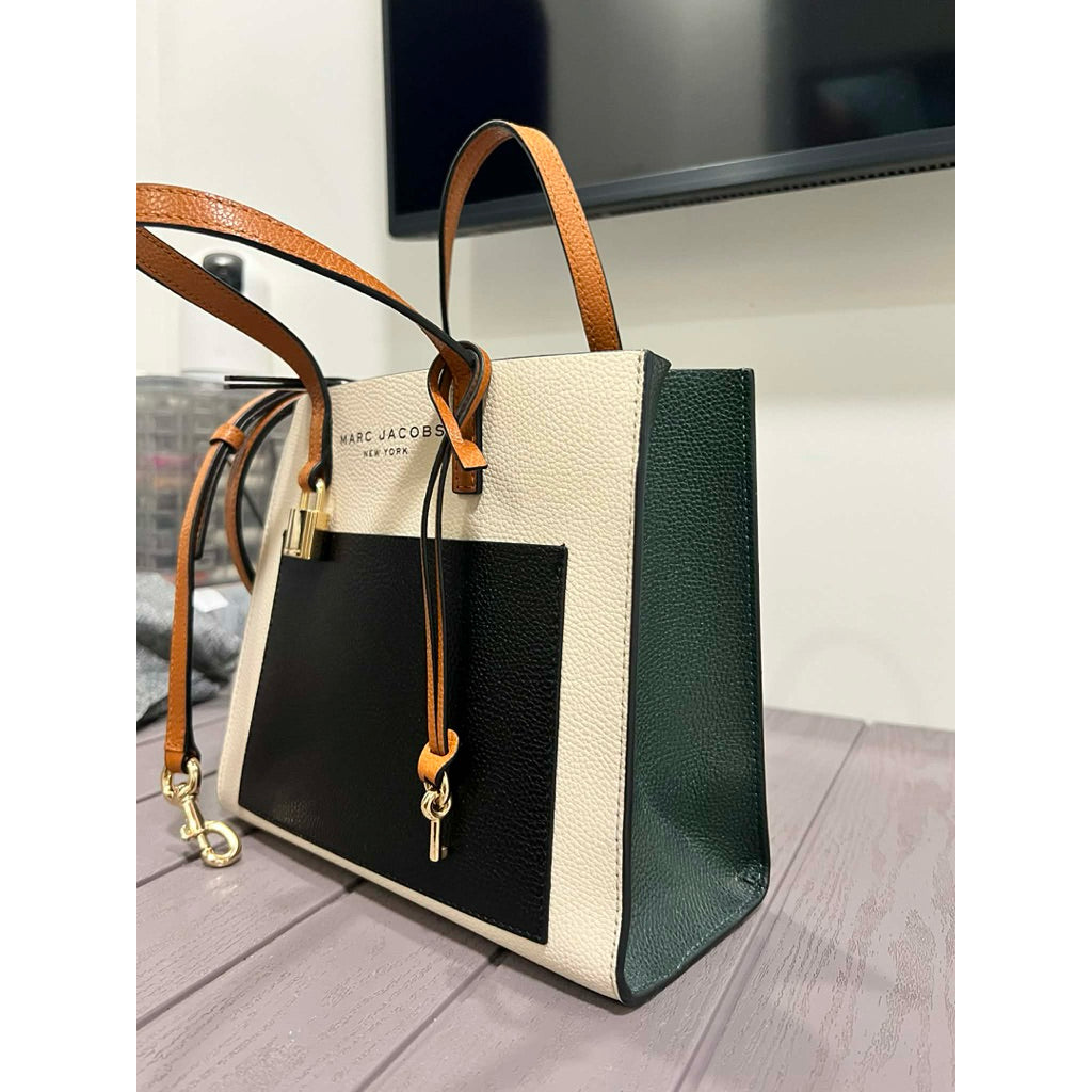 ORIG Preloved MJ Mini Grind Satchel Tote Bag Smoked Almond