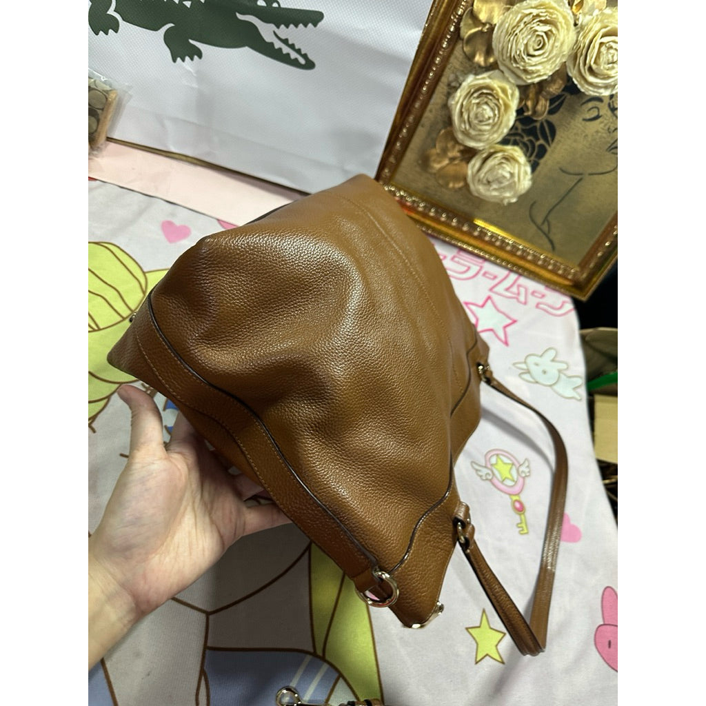 ORIG Preloved CCH Tyler Shoulder Hobo Crossbody Large Tote Brown Bag