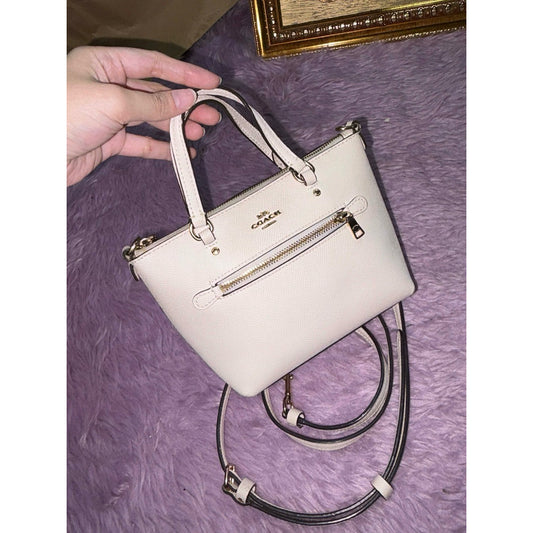 ORIG Preloved CCH Mini Gallery Crossbody Bag Chalk White