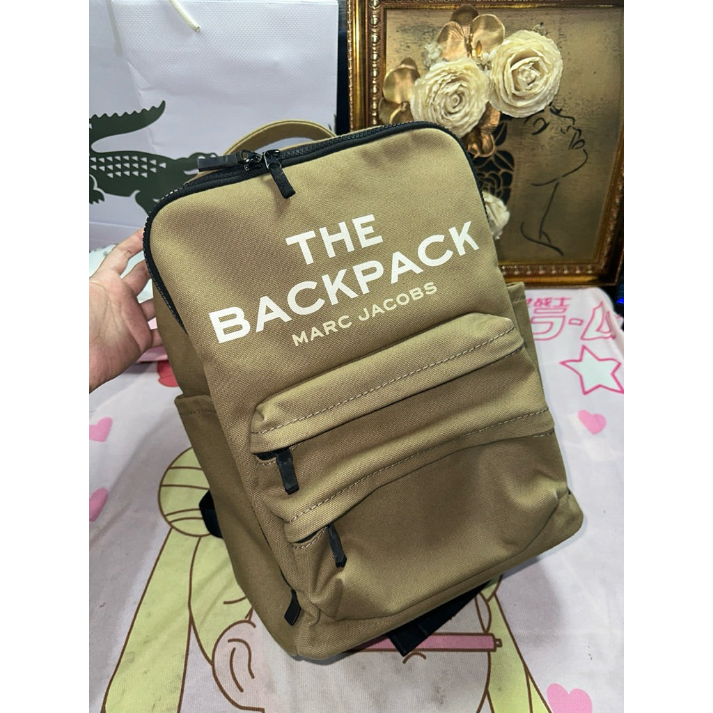 ORIG Preloved MJ Canvas The Backpack, Slate Green, Large Bag