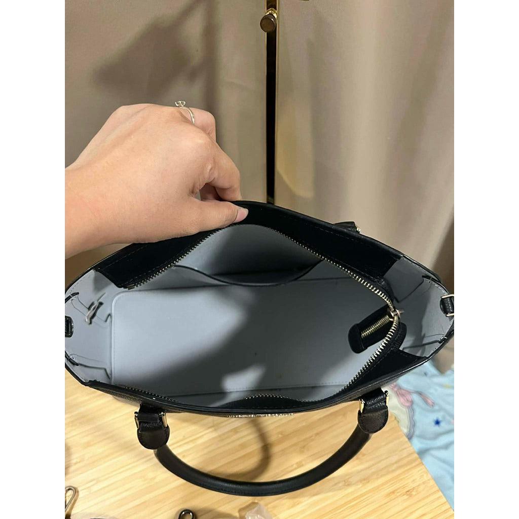 ORIG Preloved KS Darcy Large Satchel Black Bag