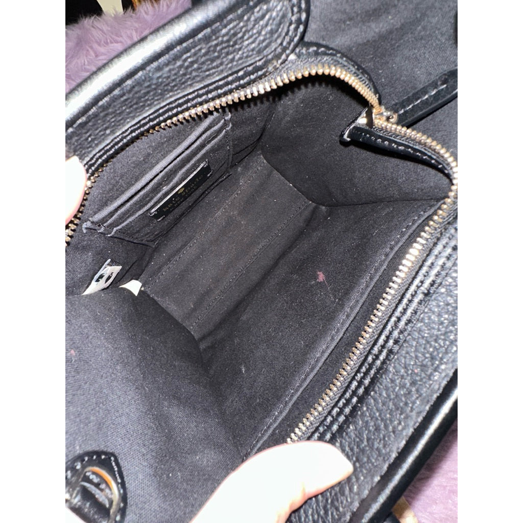 ORIG Preloved KS Ella Mini Tote Black Top Handle Bag