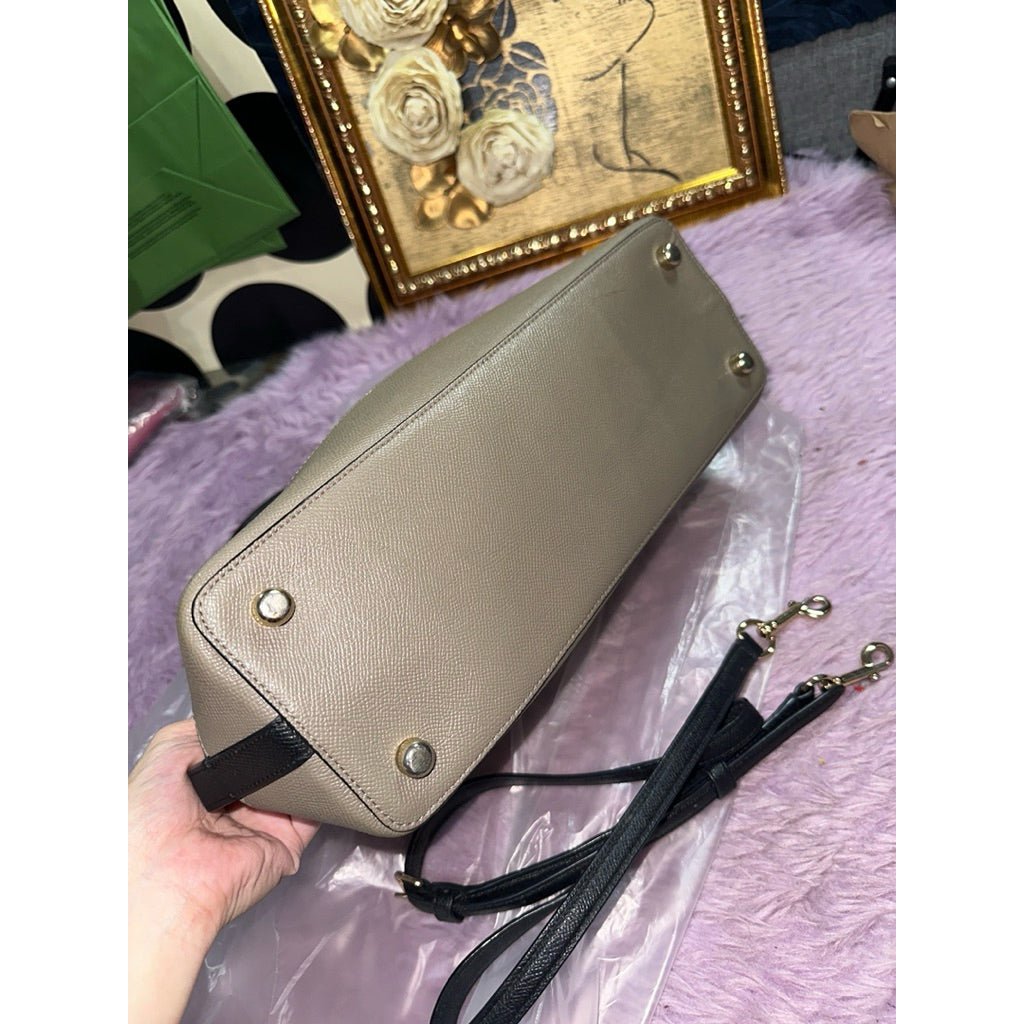 ORIG Preloved CCH Large Sierra Dome Satchel White Bag