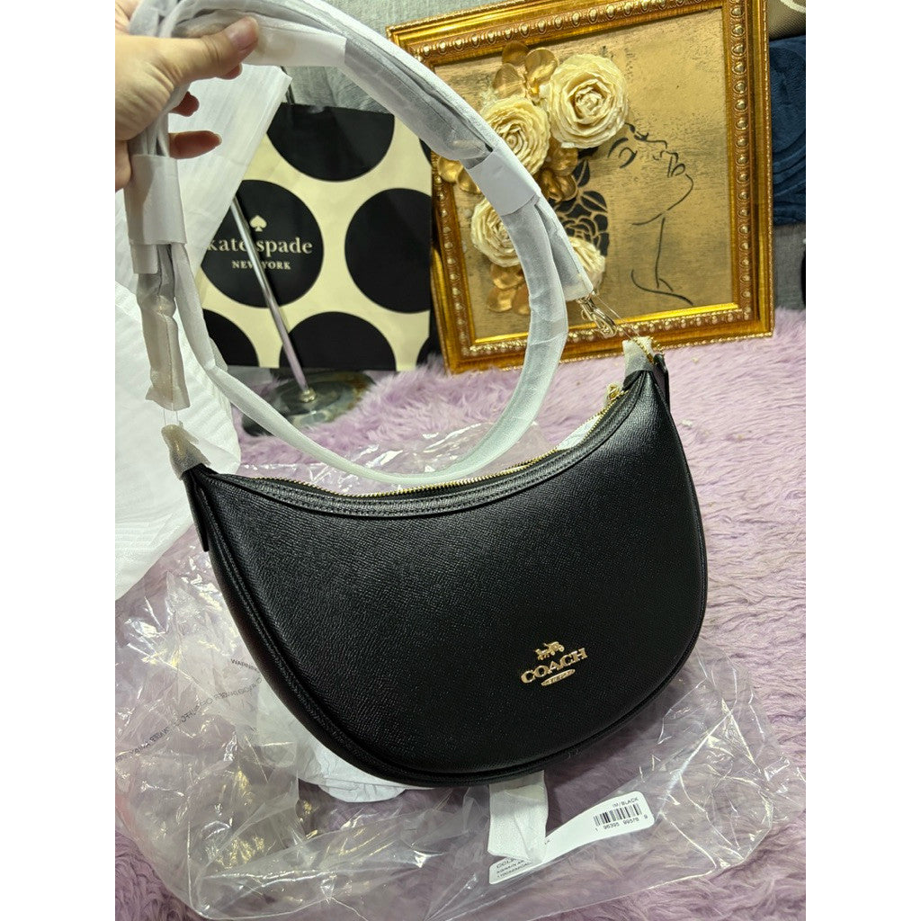 ORIG & IMPORTED Coach Aria Shoulder Hobo Bag Black
