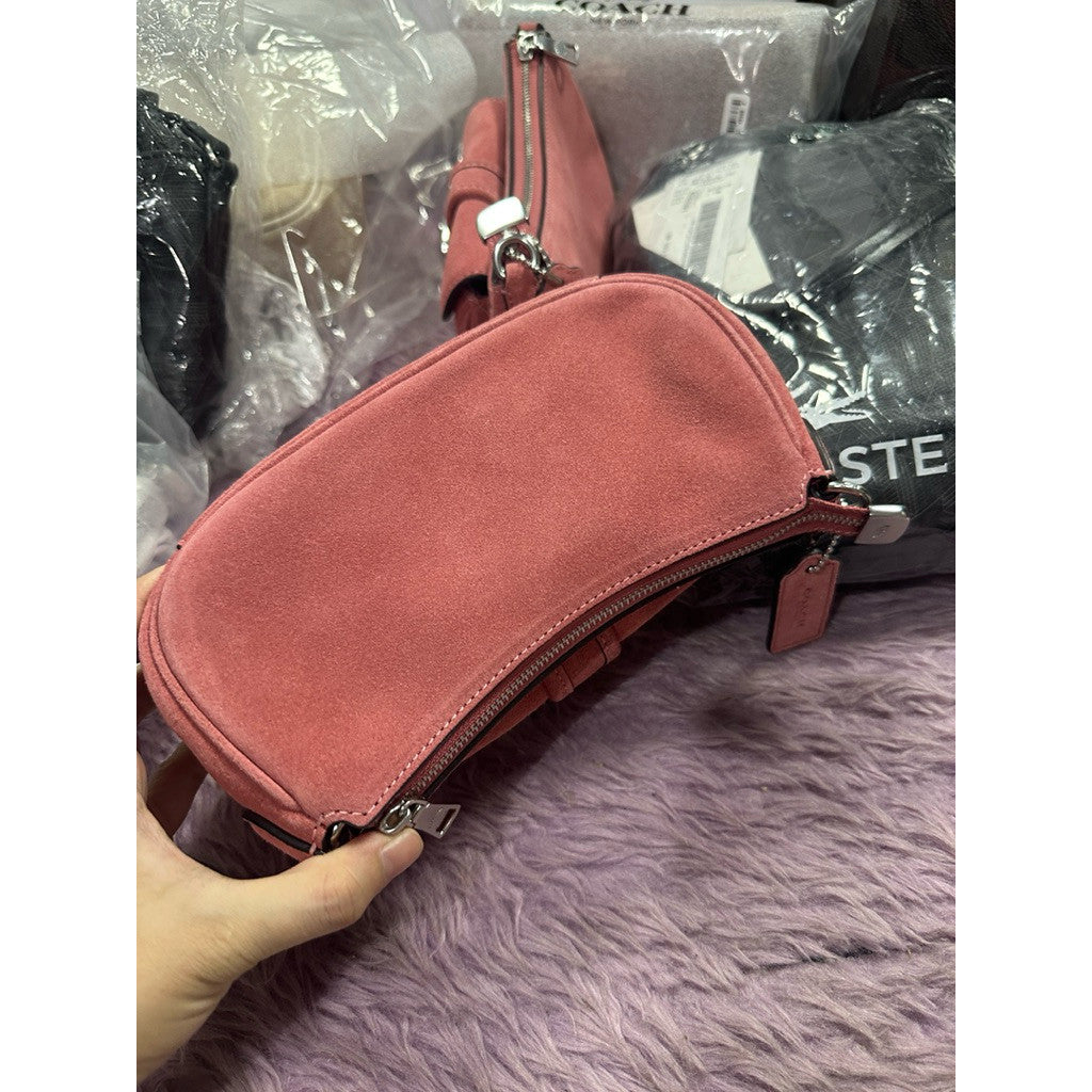 ORIG & IMPORTED CCH Ashton Mini Shoulder Suede Bag Pink