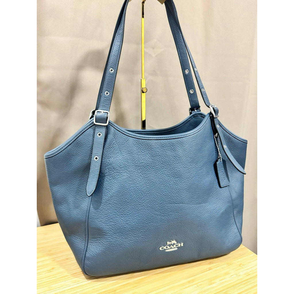 ORIG Preloved CCH Meadow Shoulder Large Tote Bag Denim Blue
