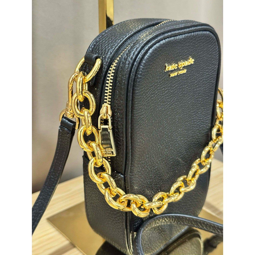 ORIG Preloved KS Jolie Chain Phone Crossbody Bag Black