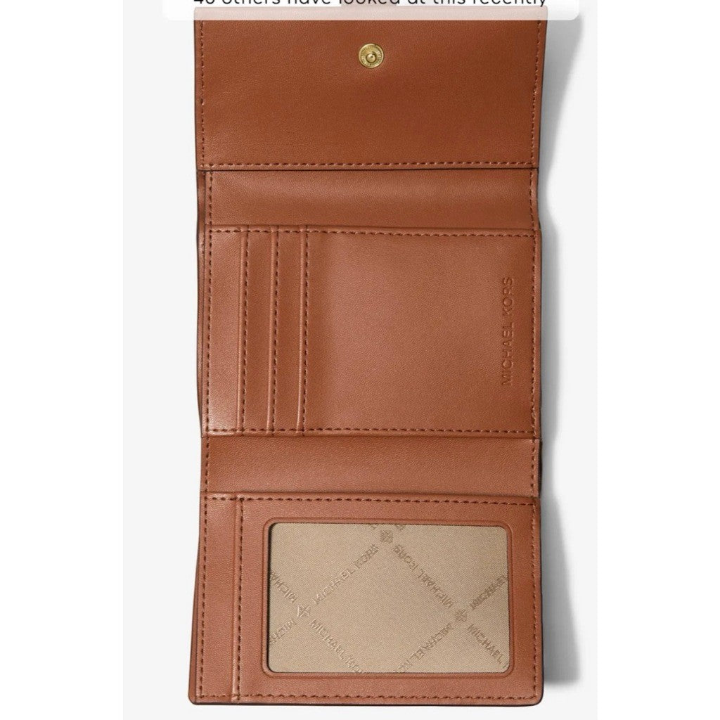 ORIG & IMPORTED MK Greenwich Medium Trifold Brown Wallet