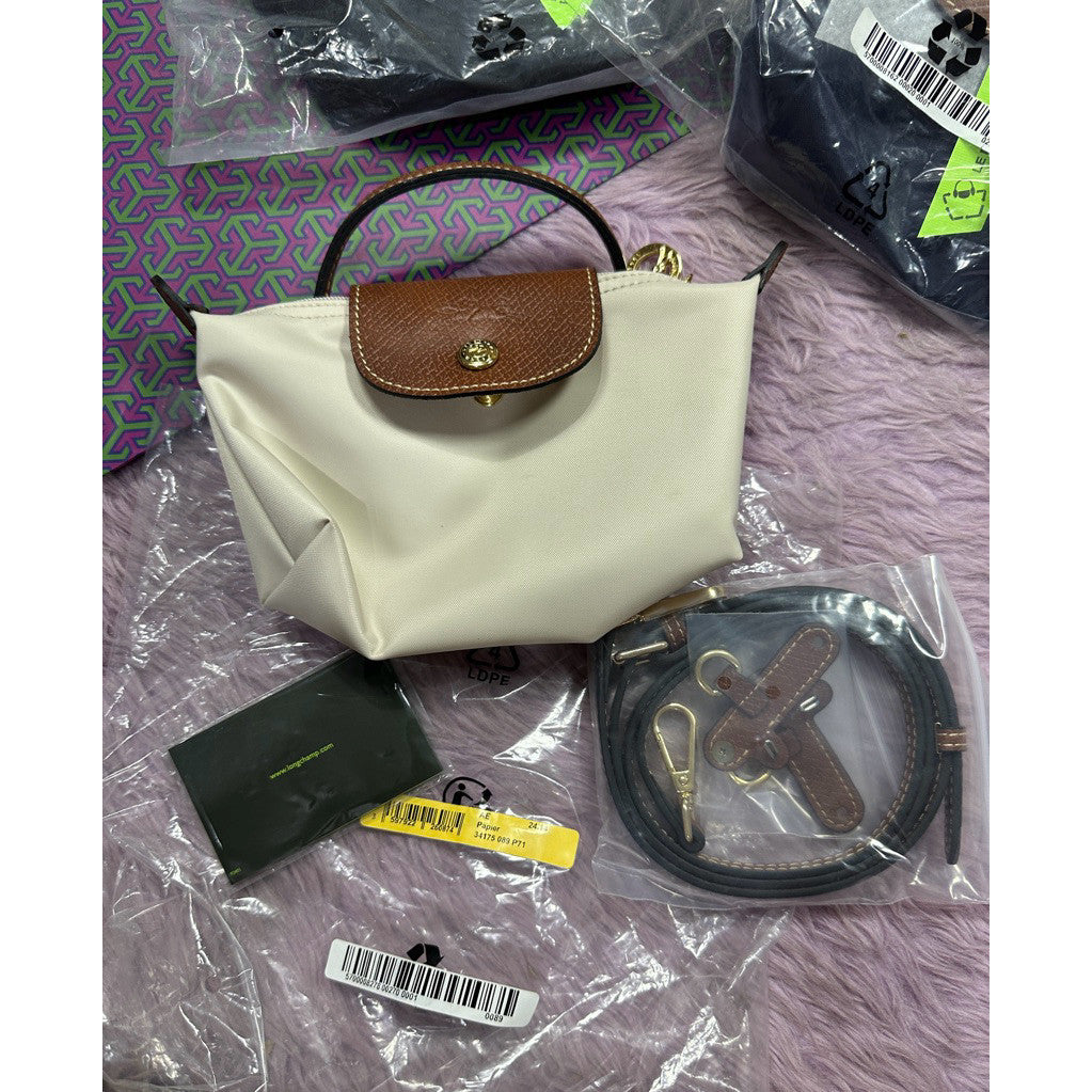ORIG & IMPORTED PAPIER Longchamp LC Le Pliage Nylon Tote Bag