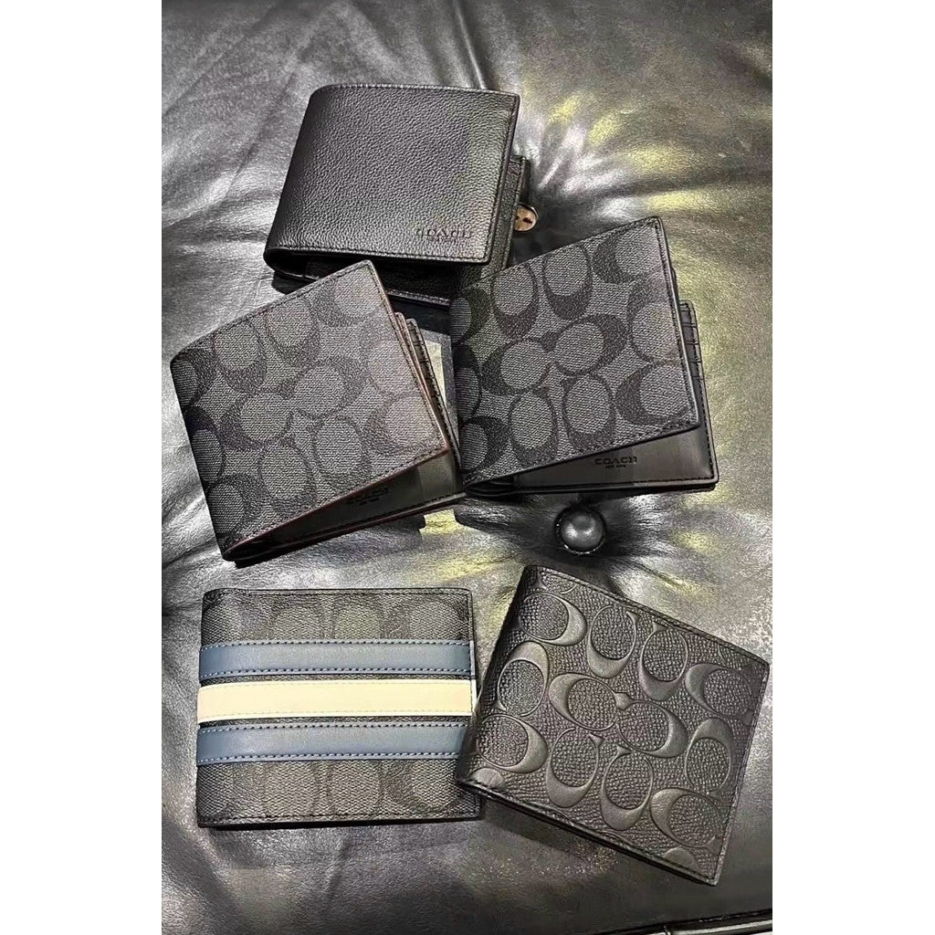 ORIG & IMPORTED CCH Men Compact Bifold Wallet Black/Brown
