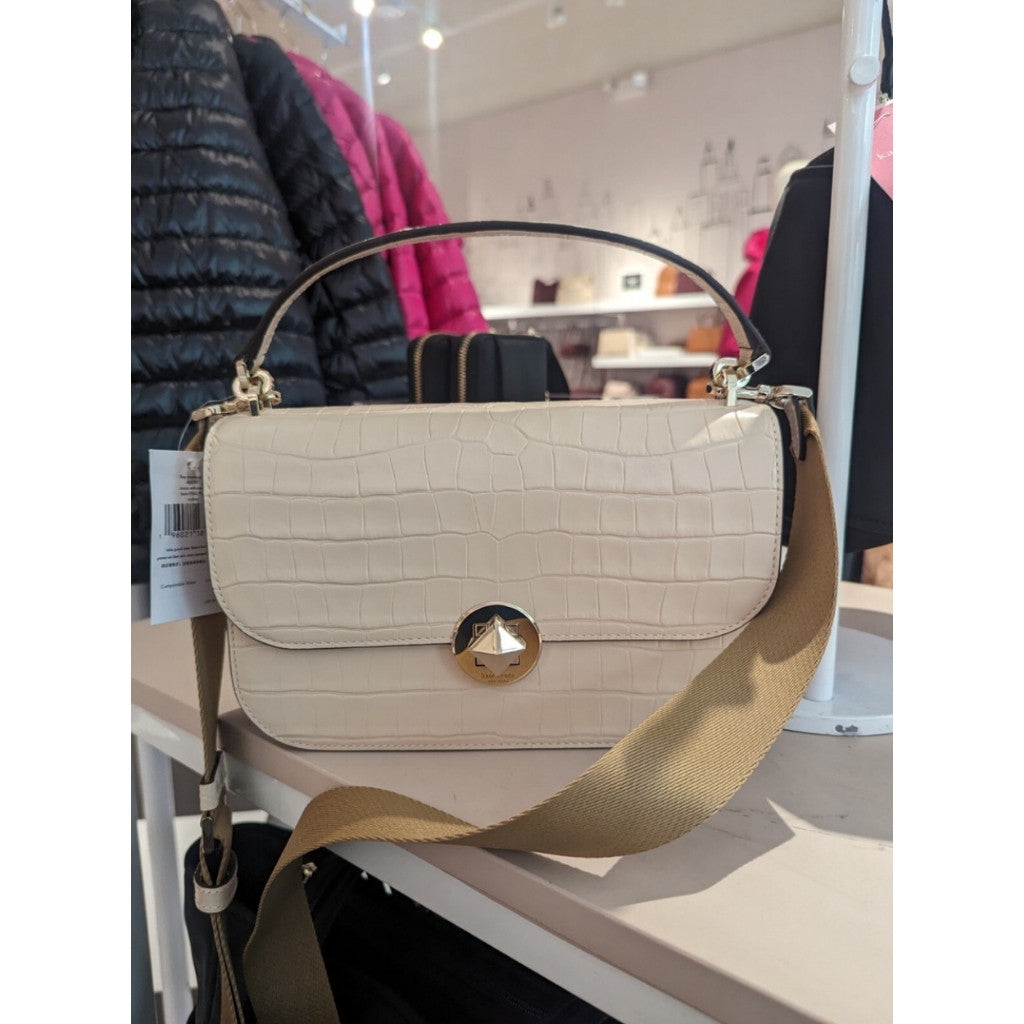 ORIG & IMPORTED KS Audrey Flap Crossbody Cream/White Bag