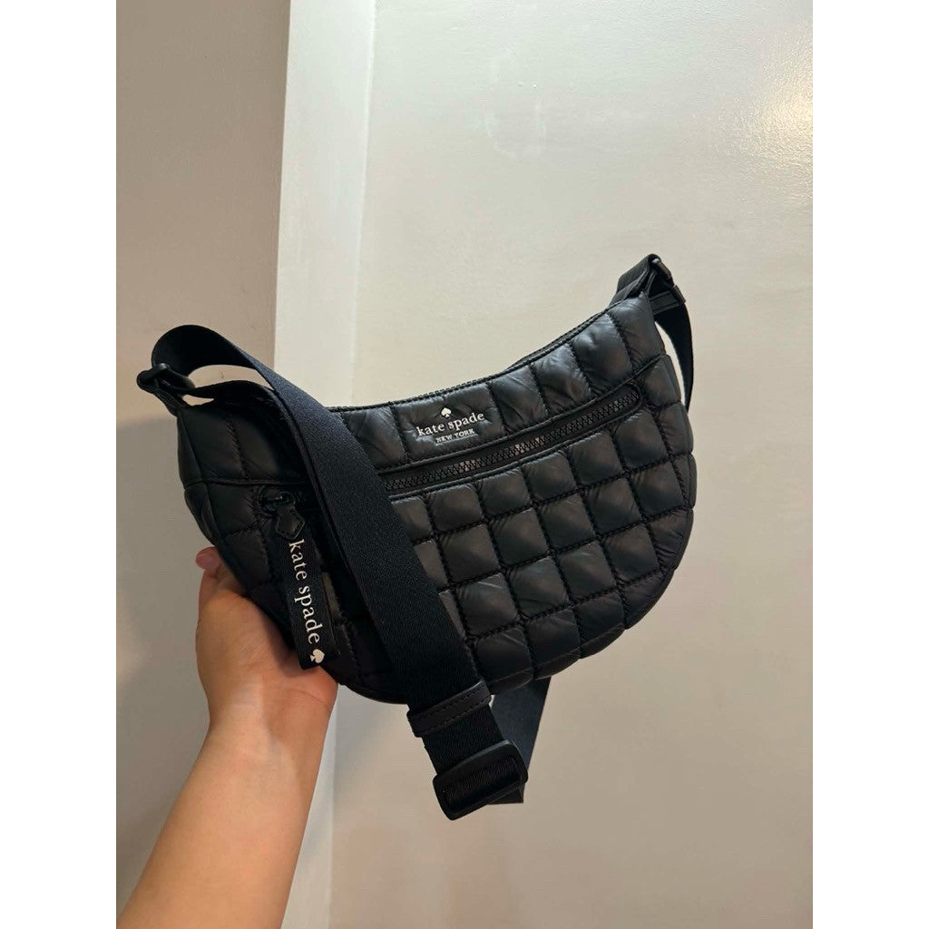 ORIG Preloved KS Camden Quilted Sling Black Bag