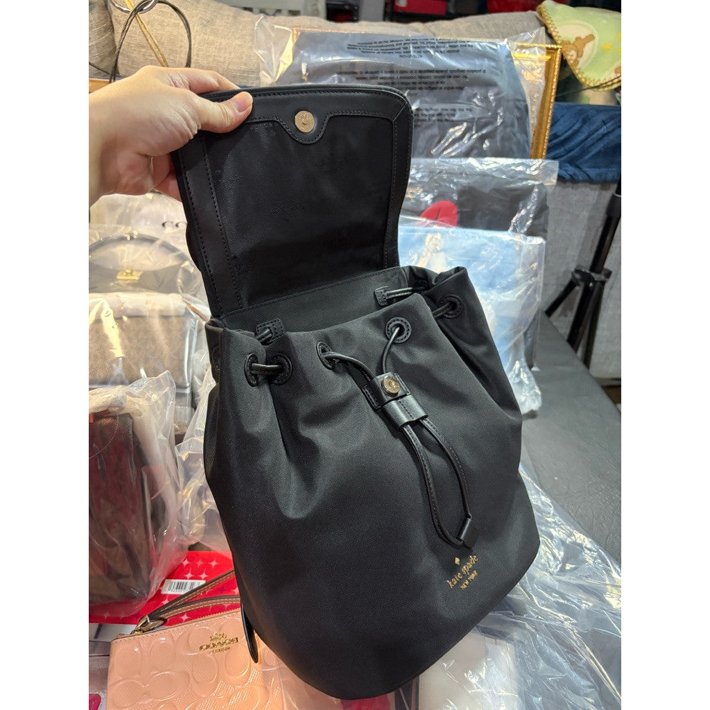 ORIG & IMPORTED KS Disney Minnie Mouse 3D Nylon Backpack Black Bag