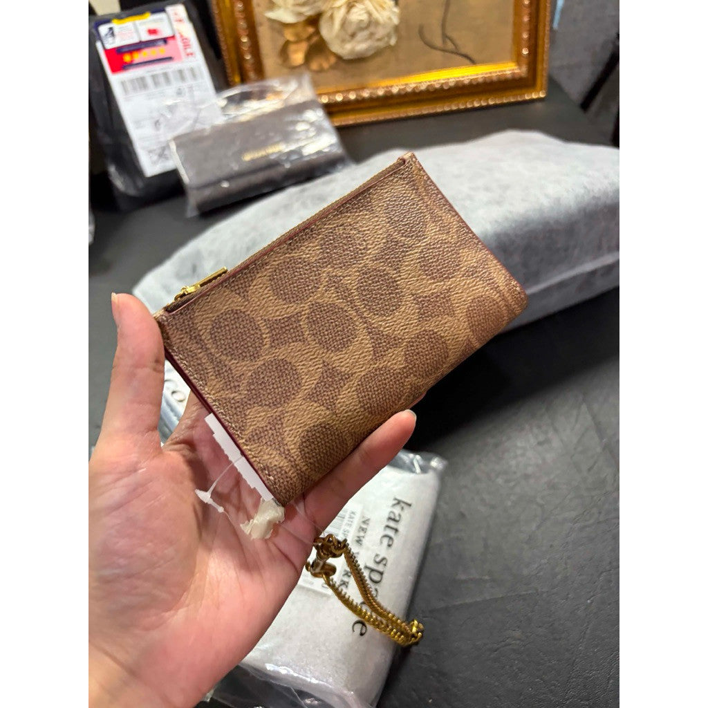 ORIG & IMPORTED CCH Retail C0847 Zip bifold Small wristlet wallet