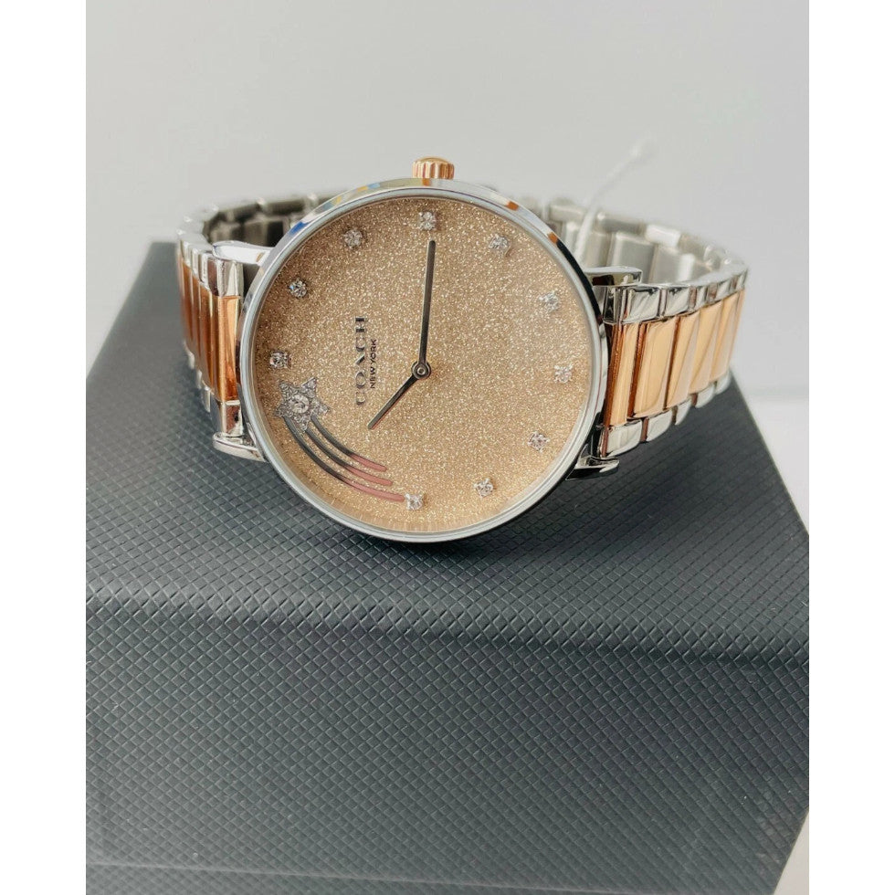 ORIG & IMPORTED CCH 14503522 Perry Women's Gold Dial Two-tone Bracelet Watch