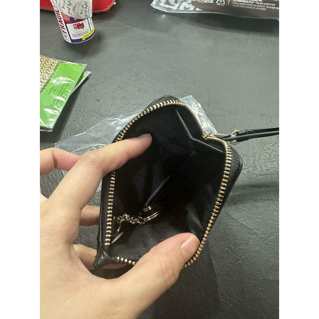 ORIG & IMPORTED KS Schuyler Small Card Holder Black Wallet